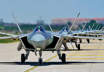 De Amerikaanse luchtmacht is niet bang ...