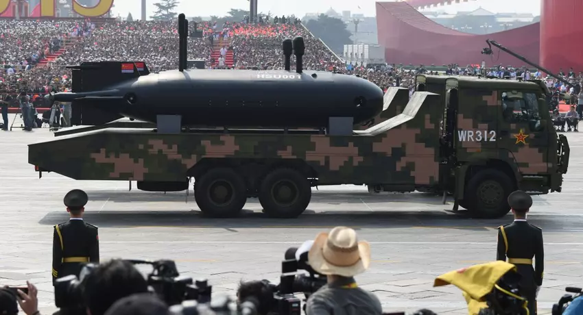 Nieuwe onderwaterdrone van onbekend type gespot in China