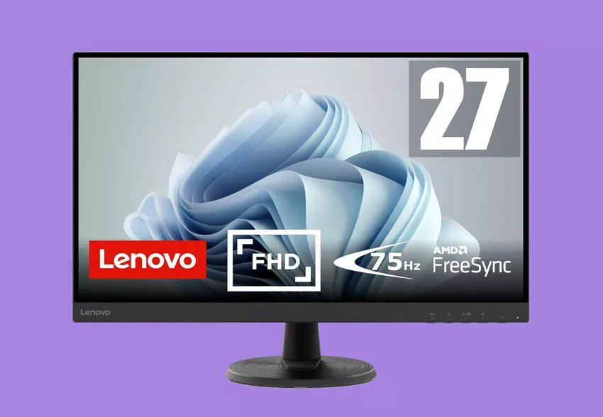 Lenovo D27-45 op Amazon: 27-inch monitor met 75Hz verversingssnelheid en een korting van 70 euro