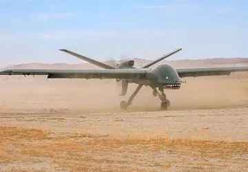 Amerikaanse gevechtsdrone Mojave is voor het ...