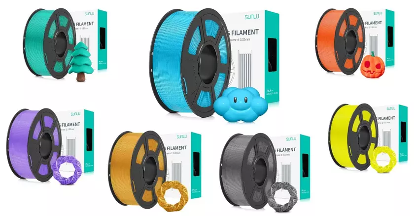 SUNLU filament voor 3D-printen van figuurtjes