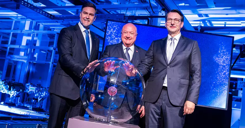Ceremonie voor de start van de serieproductie van elektrische motoren in de Steyr-fabriek van de BMW Groep