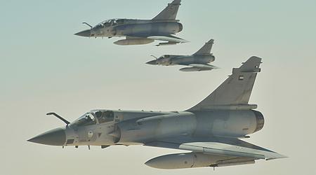 Franse Mirage 2000-5F gevechtsvliegtuigen vernietigen een dozijn Houthi Shahed drones