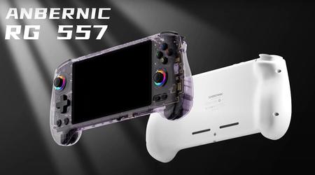 De Anbernic RG557 handheldconsole krijgt een Dimensity 8300-processor, 12GB RAM en een 5500mAh-batterij