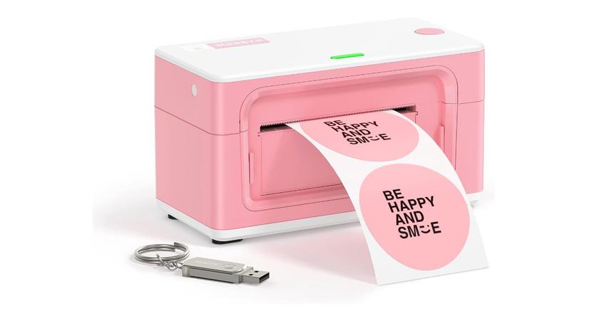 MUNBYN Roze stickermaker