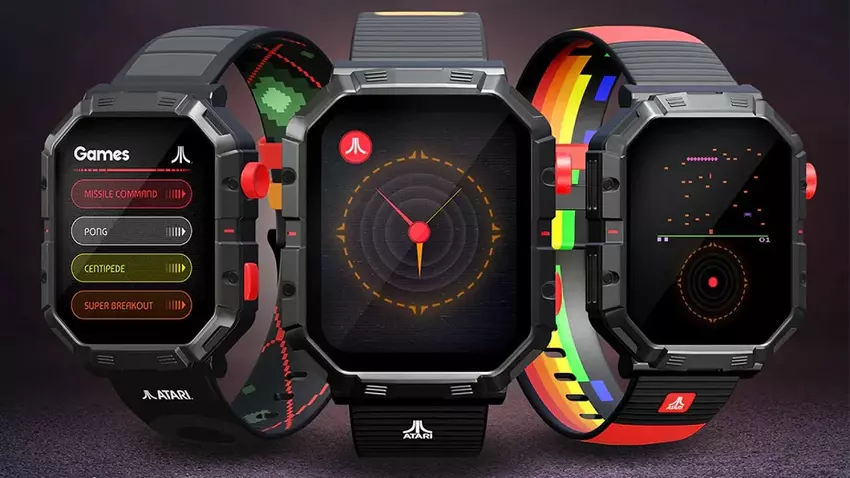 Voor fans van retro-games: Atari heeft een smartwatch onthuld die vier iconische arcadegames kan afspelen
