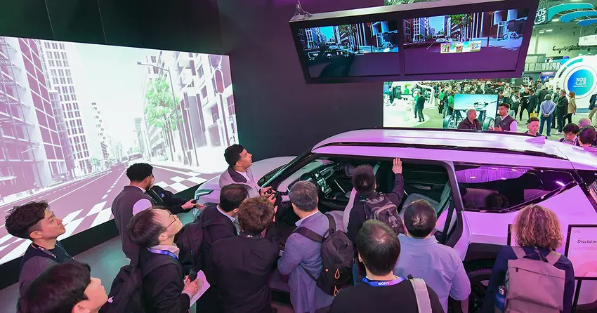 Kia EV9 uitgerust met 'holografisch windscherm' op CES 2025