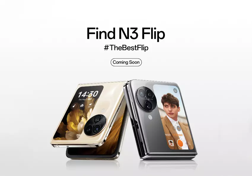 OPPO is begonnen met het teasen van de wereldwijde release van de Find N3 Flip, verwacht het nieuwe product nog deze maand
