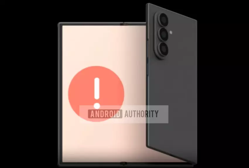 Illustratie van de Samsung Galaxy G Fold