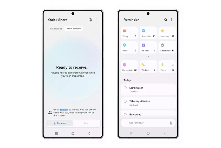 Screenshot van One UI 8. Illustratie: Samsung