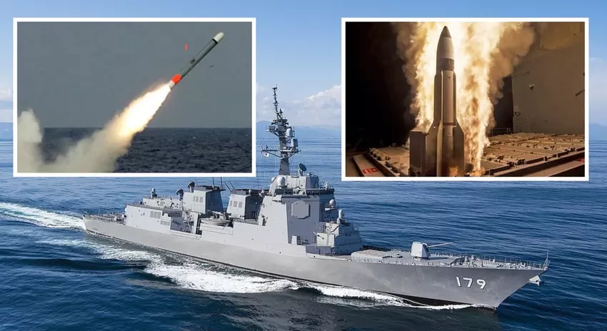 Japan zal twee Aegis-schepen ter waarde van $ 2,6 miljard bouwen met Type 12, Tomahawk-raketten met een bereik tot 1.800 km, SM-6, SM-3 Block IIA onderscheppingsraketten en laserwapens.