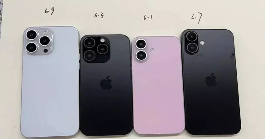 Groottevergelijking: iPhone 16 line-up mannequins onthuld