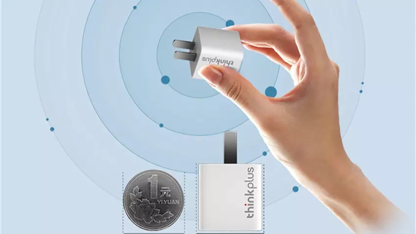 Lenovo heeft de Thinkplus GaN Mini-oplader geïntroduceerd met een USB-C-poort en 30W vermogen voor $6,99