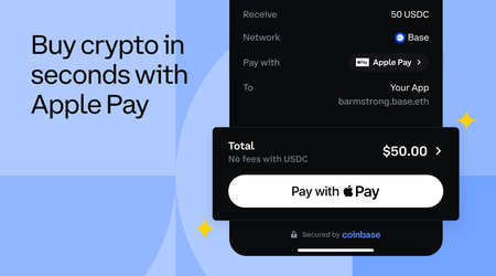 Je kunt nu cryptocurrency kopen via Apple Pay op het Coinbase platform