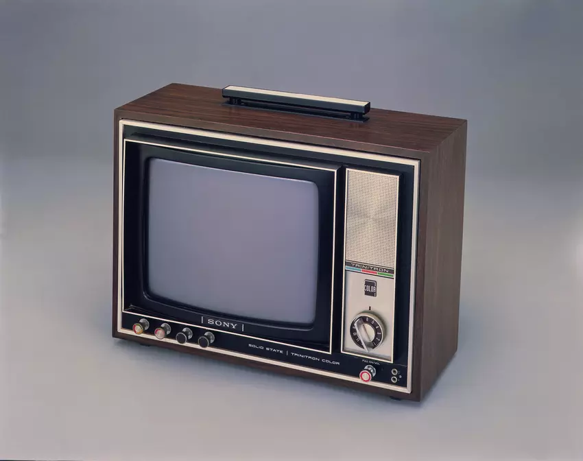 De eerste Sony Trinitron TV