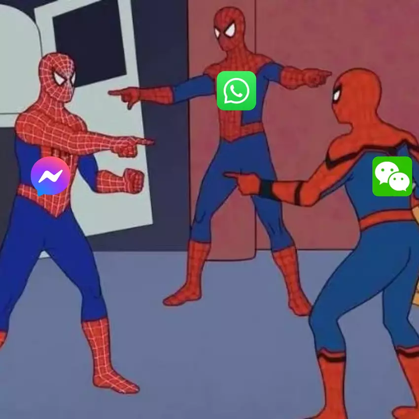 Een collage van boodschappers. Illustratie: gagadget