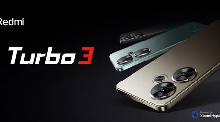 Redmi Turbo 3: 120Hz OLED-scherm, Snapdragon 8s Gen 3-chip, 50 MP camera, 5000 mAh batterij met 90W opladen en IP64-bescherming geprijsd vanaf $276