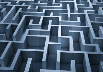 Een programmeur heeft een eindeloos webdoolhof ...