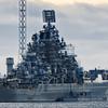 De nucleaire kruiser Admiral Nakhimov wordt gemoderniseerd