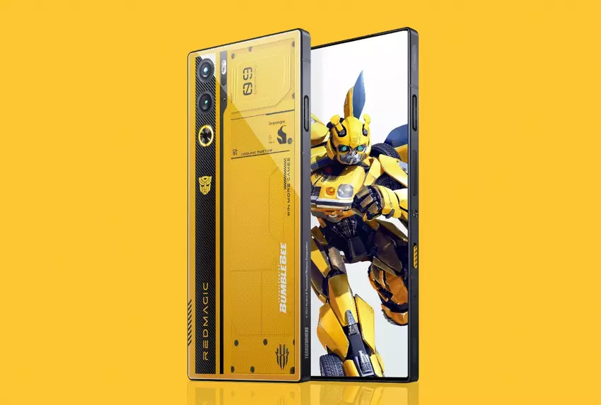 nubia onthult de Red Magic 9 Pro+ Bumblebee Transformers Edition met thema-accessoires en cadeauverpakking