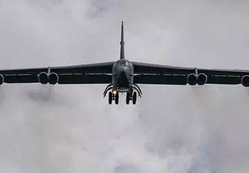Amerikaanse B-52H Stratofortress kernbommenwerpers zijn teruggekeerd ...