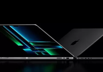 Apple werkt aan een laptop met ...