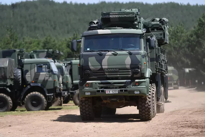 Pantsir-C1 complex van de Servische Strijdkrachten