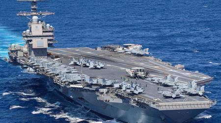 De VS hebben 's werelds grootste vliegdekschip USS Gerald R. Ford met vijf destroyers van de Arleigh Burke-klasse en de raketkruiser USS Normandy naar Israël gestuurd.