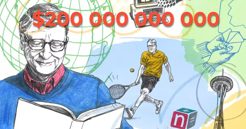 Bill Gates is van plan zijn gehele vermogen van $200 miljard in 20 jaar aan goede doelen te schenken