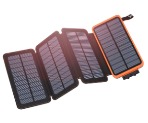 Hiluckey Zonneoplader Power Bank 25000mAh