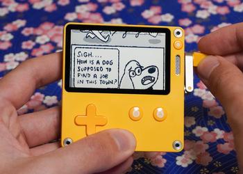 De ongebruikelijke Playdate draagbare handconsole is ...