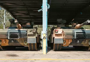Australië heeft de eerste vier Abrams ...