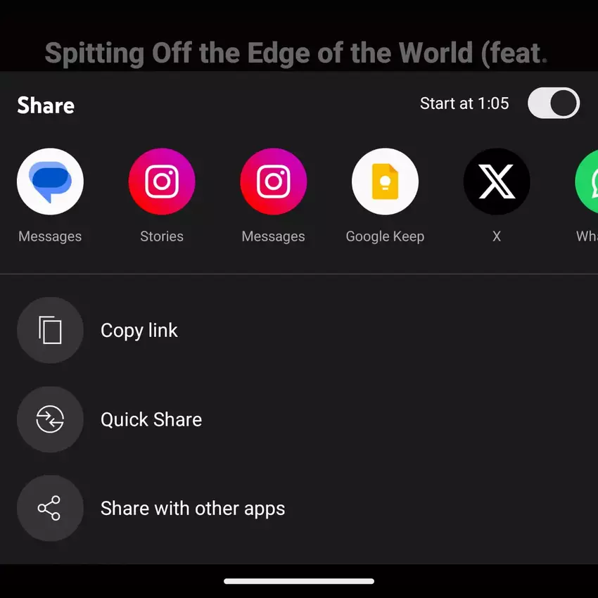 Laten zien hoe je tijdstempels splitst in YouTube Muziek