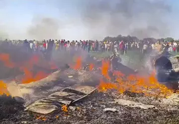 Mirage-2000 gevechtsvliegtuig stort neer in India, ...