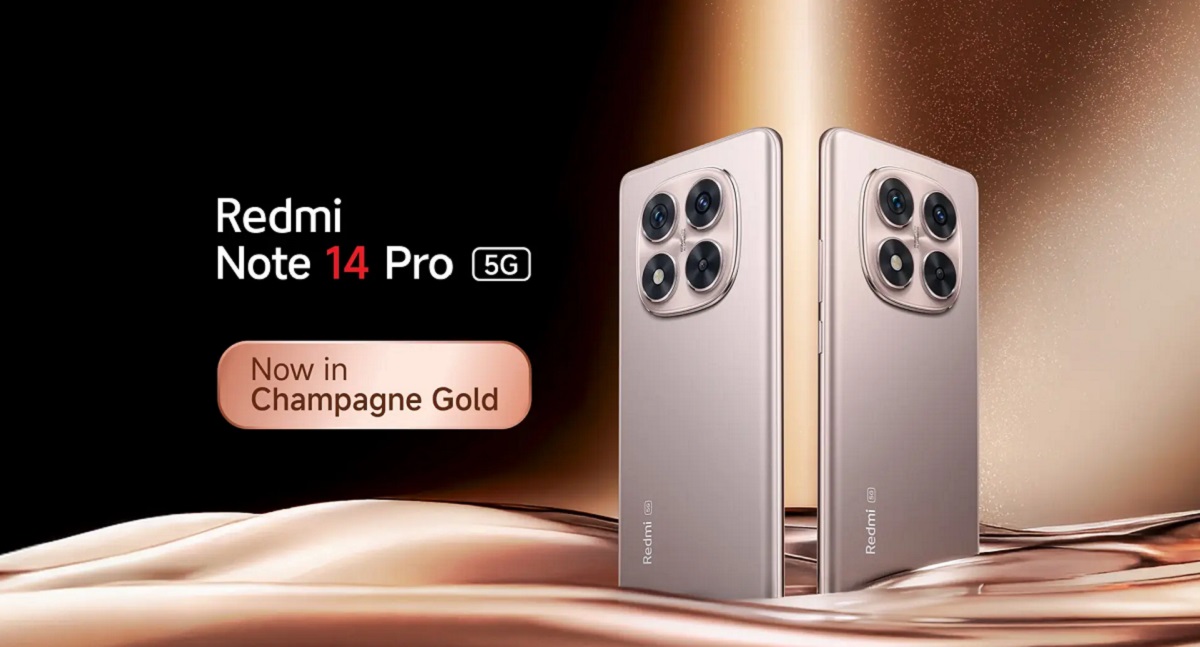 Redmi Note 14 Pro+ 5G Redmi Note 14 Pro+ in elegante Champagne Gouden kleur is onthuld