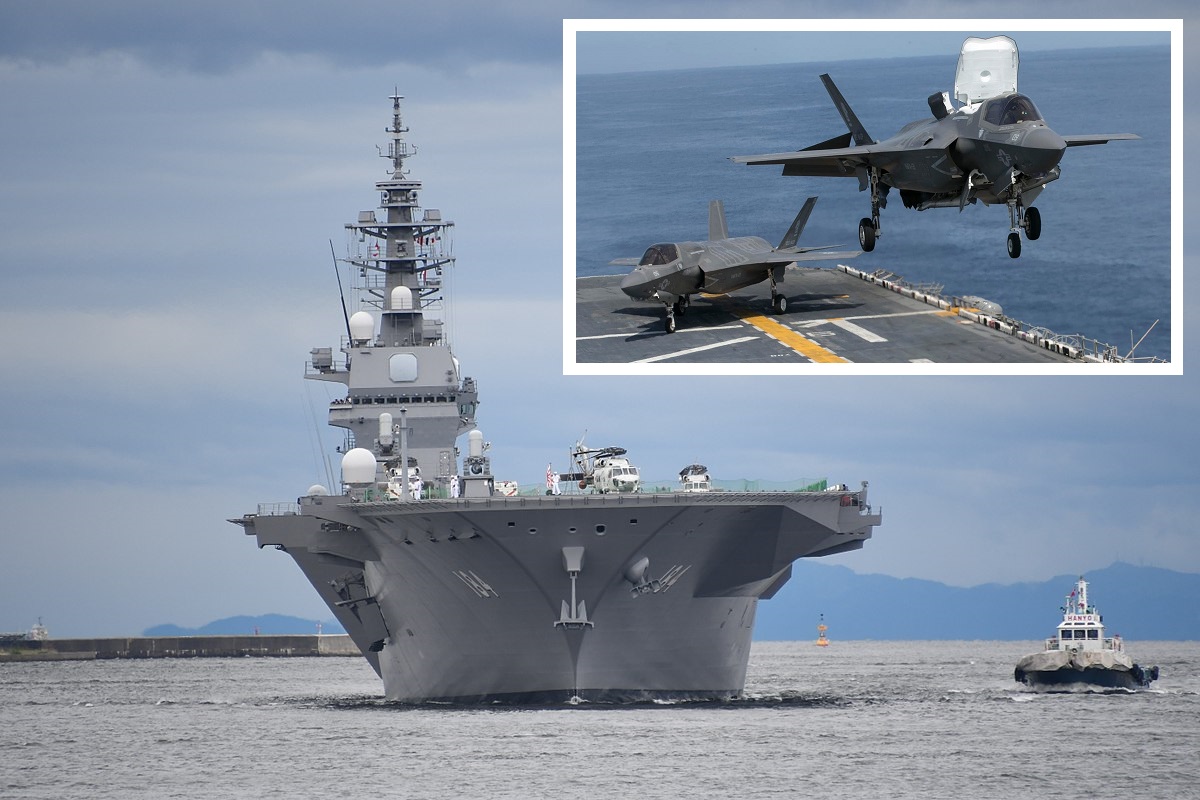 Japan bouwt Izumo-klasse vliegdekschepen voor Amerikaanse F-35B Lightning II gevechtsvliegtuigen van de vijfde generatie Japan bouwt Izumo-klasse vliegdekschepen voor Amerikaanse F-35B Lightning II gevechtsvliegtuigen van de vijfde generatie
