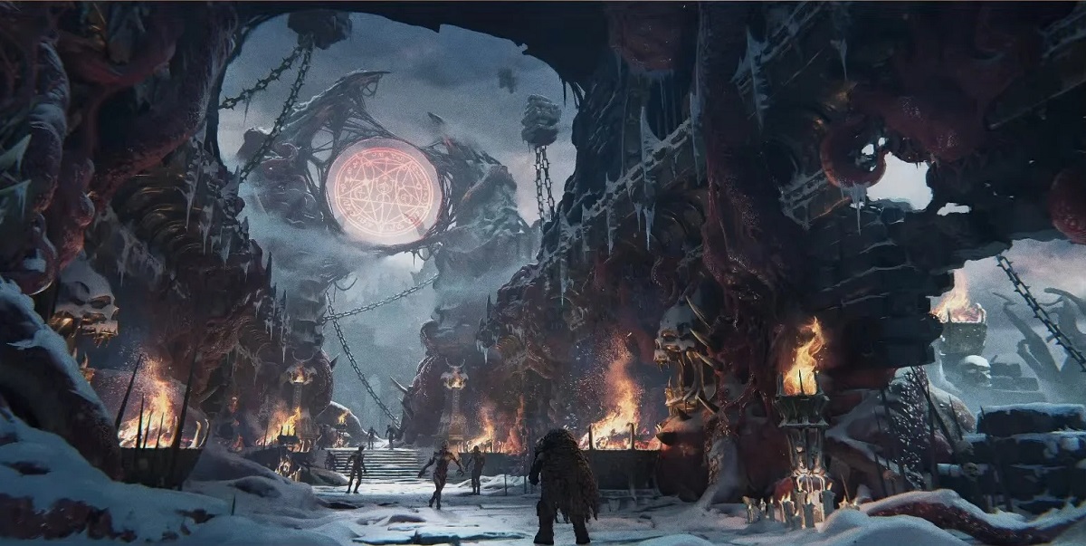 Conceptkunst voor de nieuwe DOOM uitbreiding: Middeleeuwse Tijd of Donkere Tijden? Indringende Middeleeuwen: Nieuwe DLC conceptkunst voor DOOM