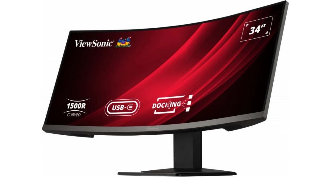 ViewSonic VG3419C - Gebogen UWQHD gamingmonitor met 120Hz framerate en 1500R kromtestraal ViewSonic VG3419C - Gebogen UWQHD gamingmonitor met 120Hz framerate en 1500R kromtestraal