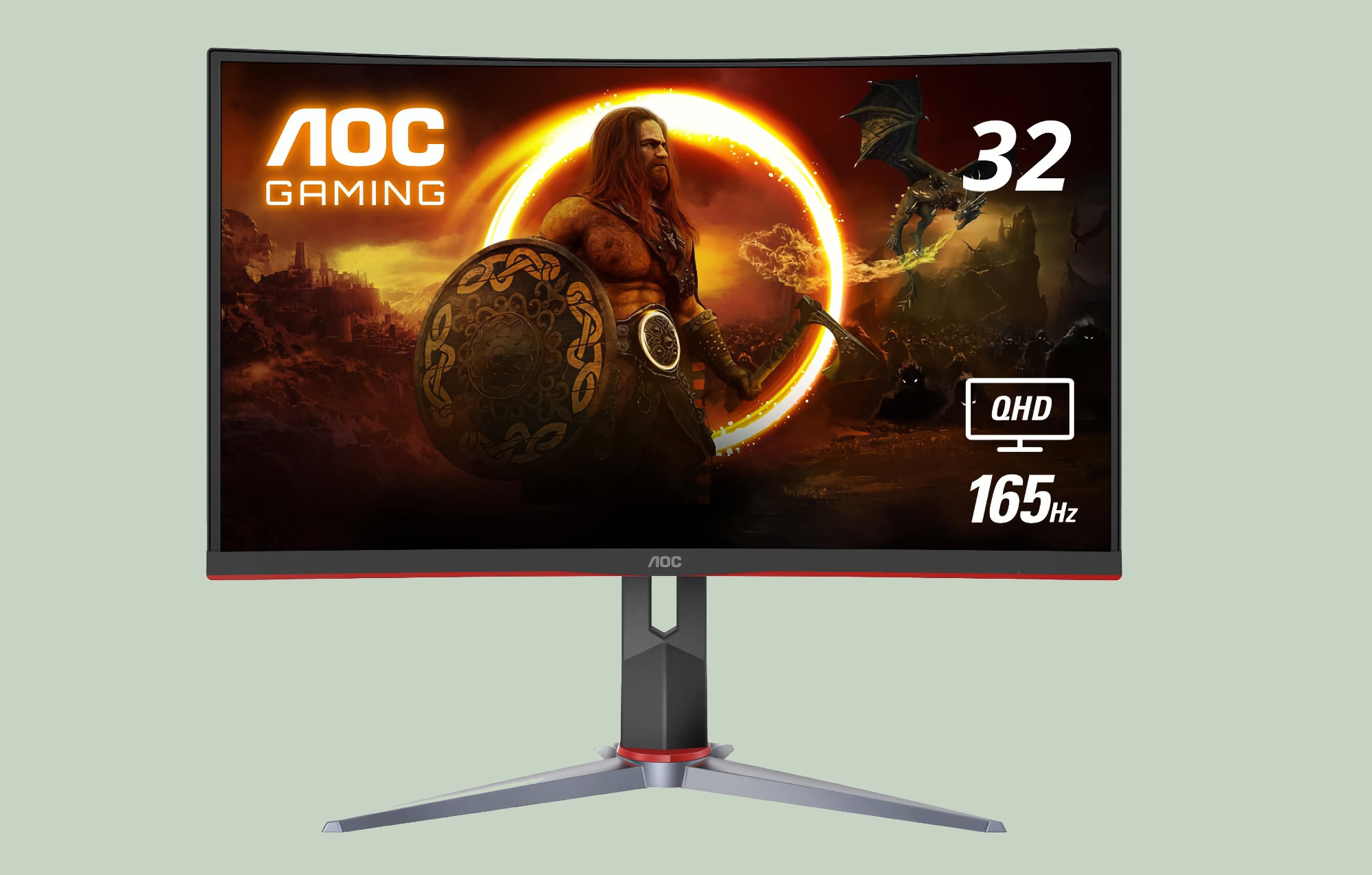 AOC CQ32G2S met een 32-inch gebogen scherm en 165Hz frequentie is verkrijgbaar op Amazon met $30 korting AOC CQ32G2S met een 32-inch gebogen scherm en 165Hz frequentie is verkrijgbaar op Amazon met $30 korting
