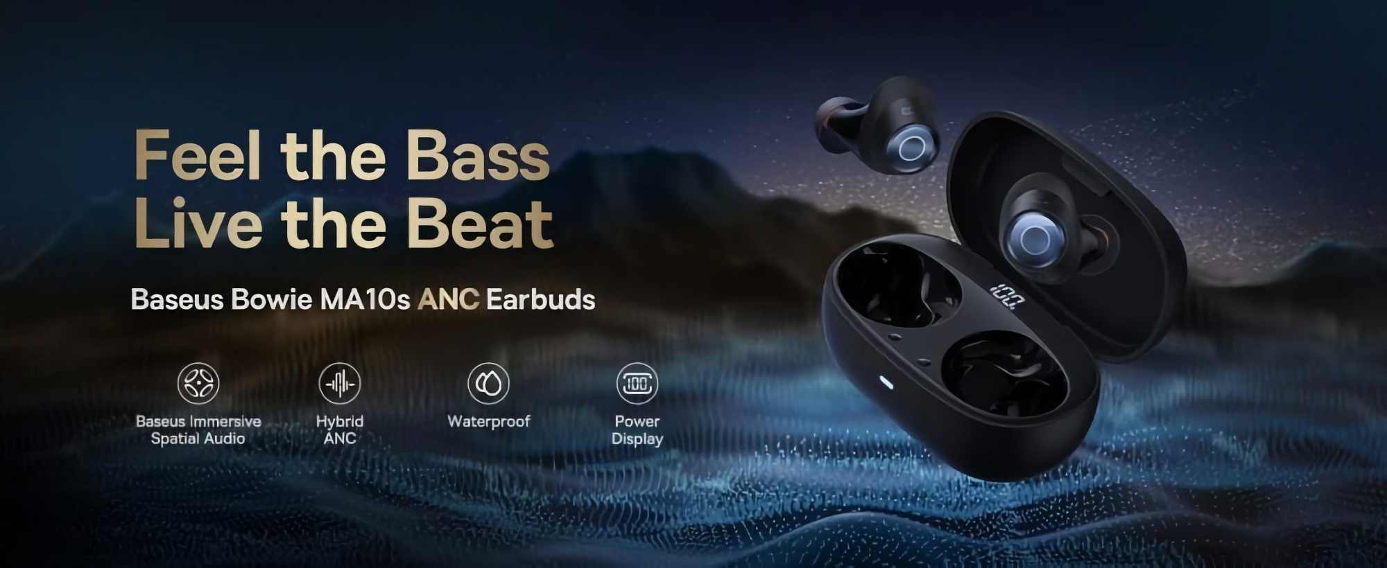 Baseus Bowie MA10s: TWS-hoofdtelefoon met ANC, draadloos opladen en Spatial Audio voor $39 ($10 korting) Baseus Bowie MA10s: TWS-hoofdtelefoon met ANC, draadloos opladen en Spatial Audio voor $39 ($10 korting)