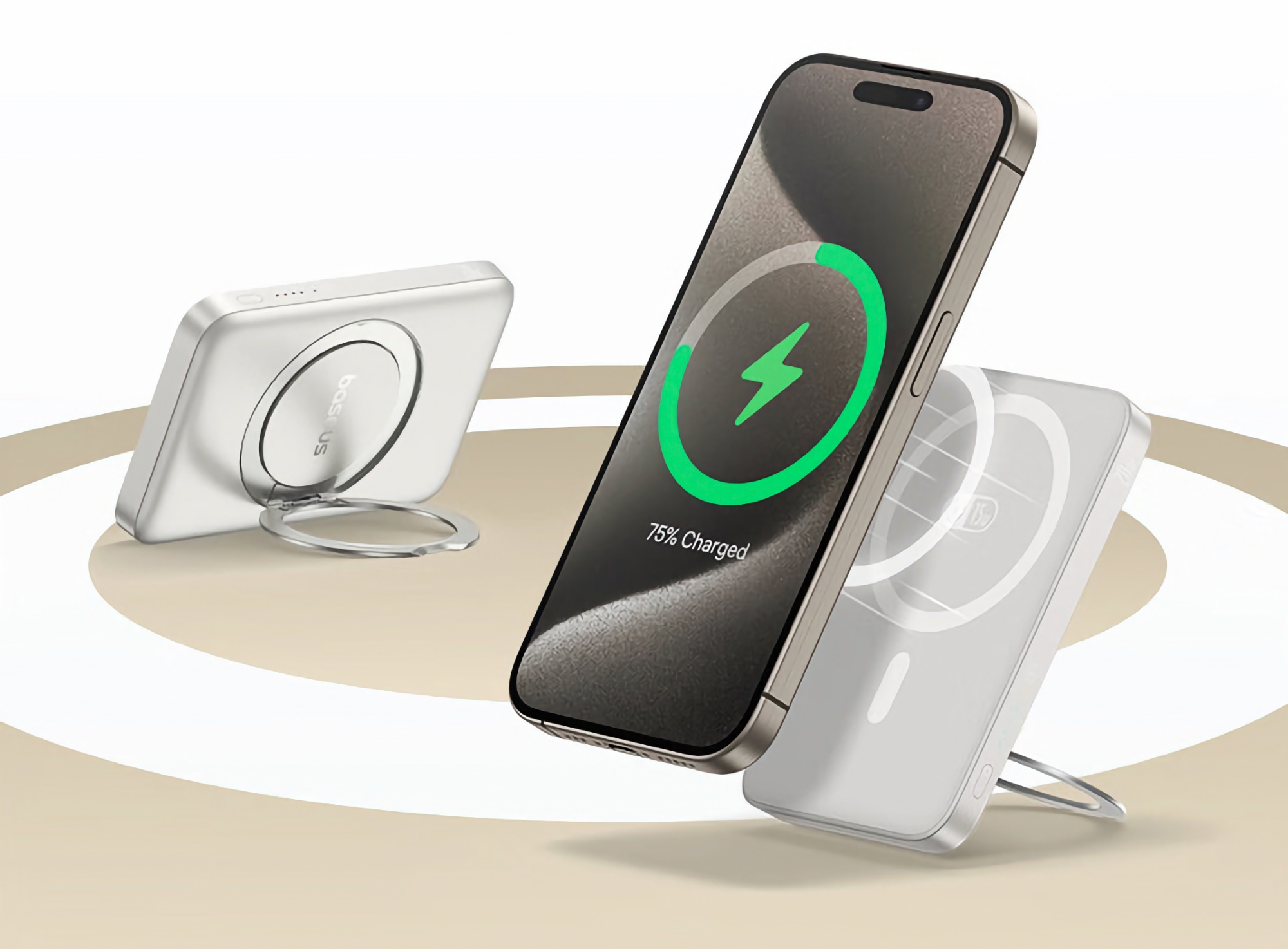 Baseus kondigt Magnetic Rotating Stand Power Bank met 5000 mAh capaciteit en 20W vermogen aan Baseus kondigt Magnetic Rotating Stand Power Bank met 5000 mAh capaciteit en 20W vermogen aan