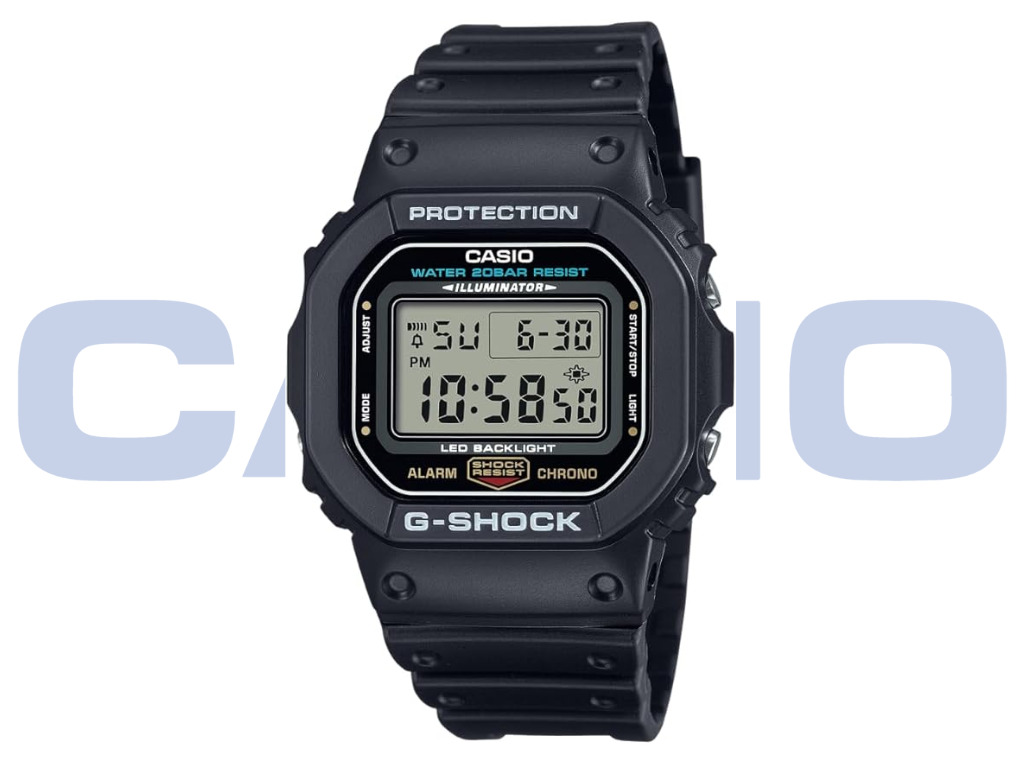 Casio G-Shock DW5600UE is terug: verbeterde batterijduur en waterbescherming Casio G-Shock DW5600UE: duurzamer met nieuwe functies