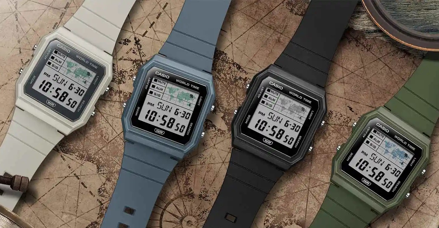 Nieuw van Casio: de LF-30W-1A is nu beschikbaar in Europa Casio lanceert LF-30W-1A horloge met geïntegreerde wereldkaart!