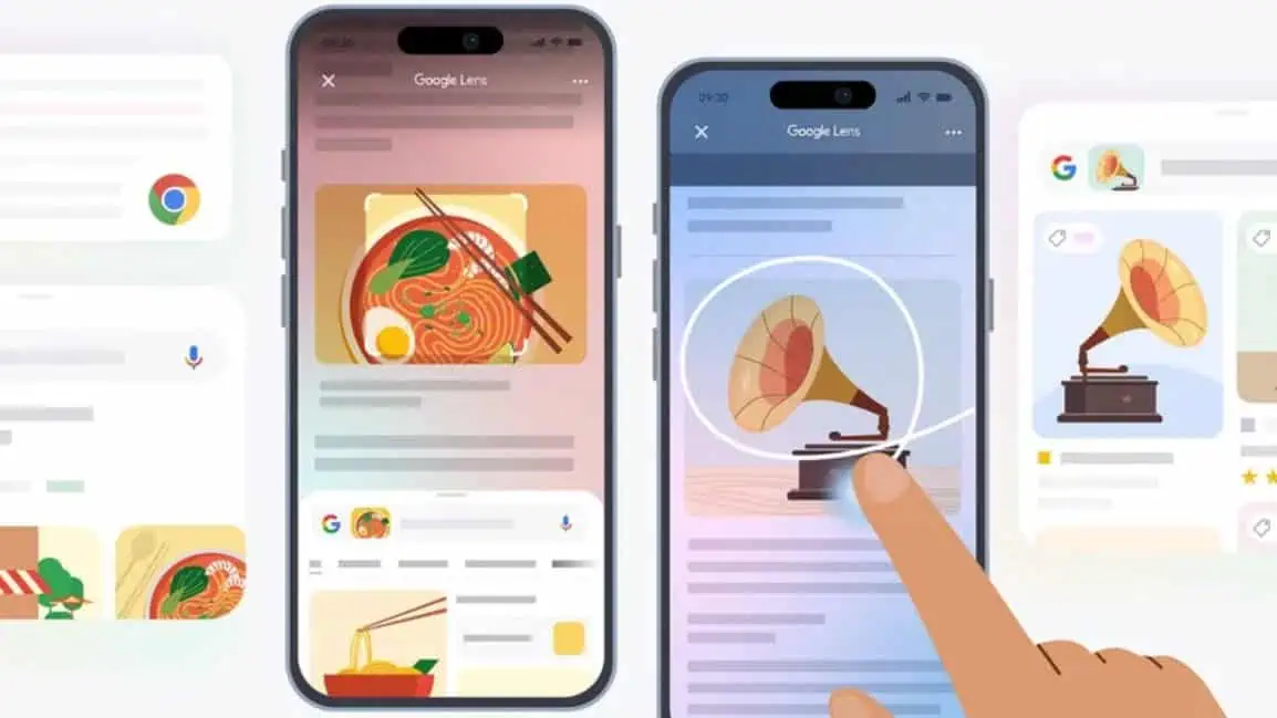 Handige gebaren: nieuwe functies van Google Lens op iOS Google Lens op iOS: een nieuw niveau van zoeken met gebaren