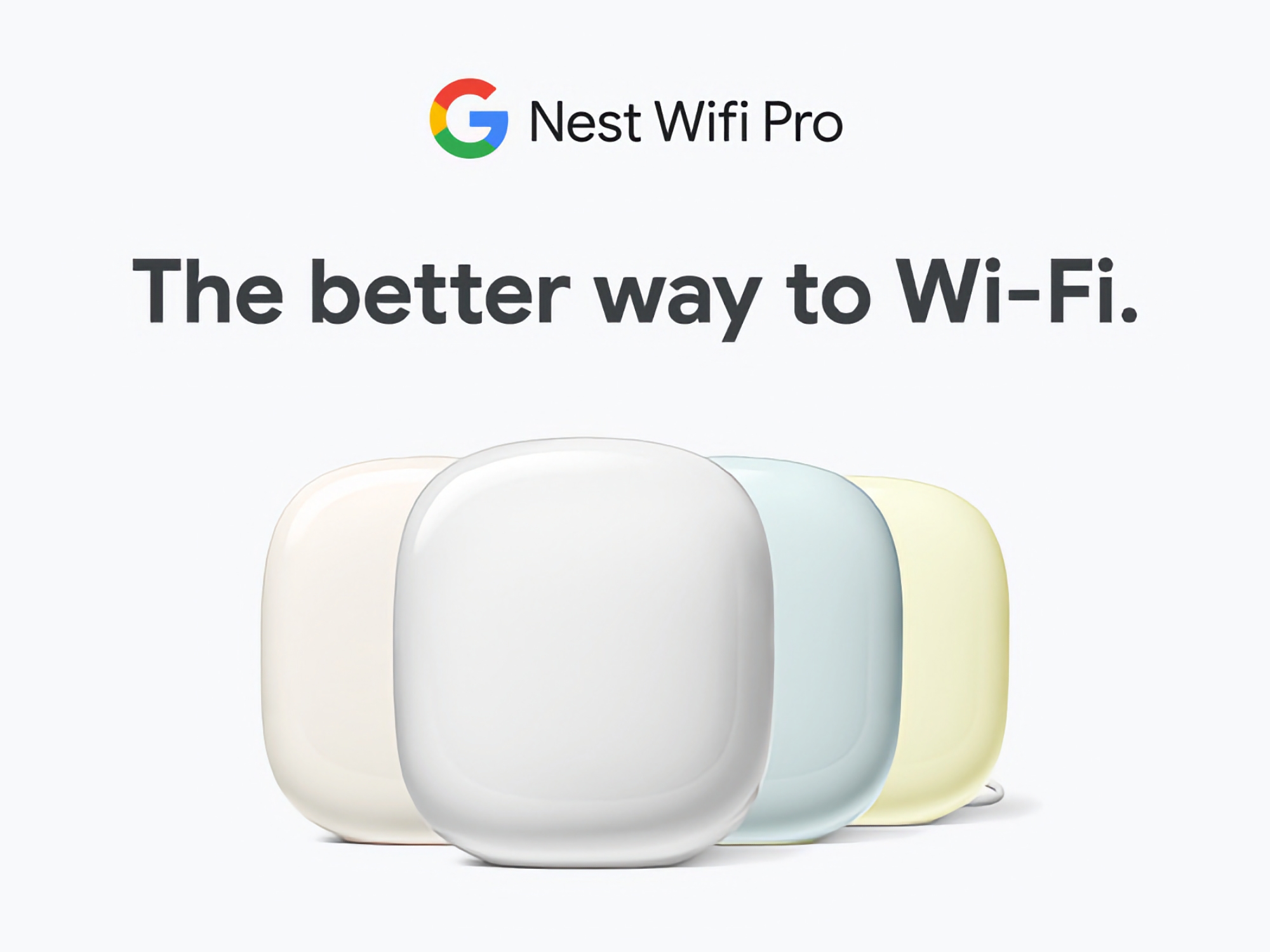 Google Nest WiFi Pro met tri-band en Wi-Fi 6E beschikbaar op Amazon voor tot 60 dollar korting. Google Nest WiFi Pro met tri-band en Wi-Fi 6E beschikbaar op Amazon voor tot 60 dollar korting.