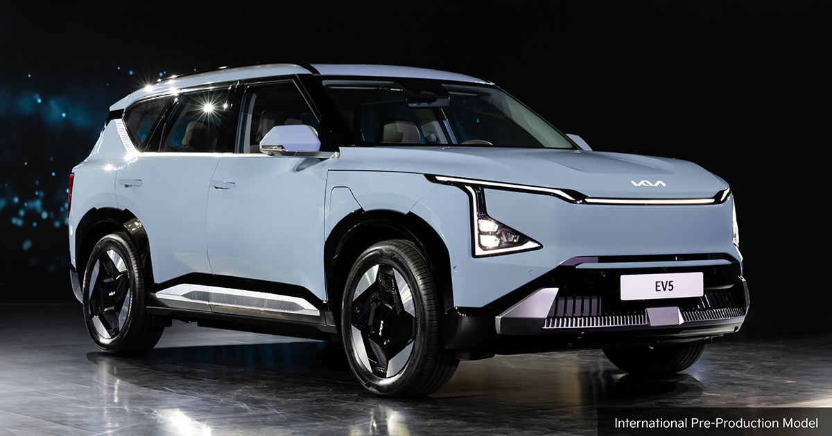 Kia EV5: geheimen van het nieuwe product voor de wereldwijde lancering Eerste blik op de Kia EV5: hoe de wereldwijde pre-productieversie eruit zal zien