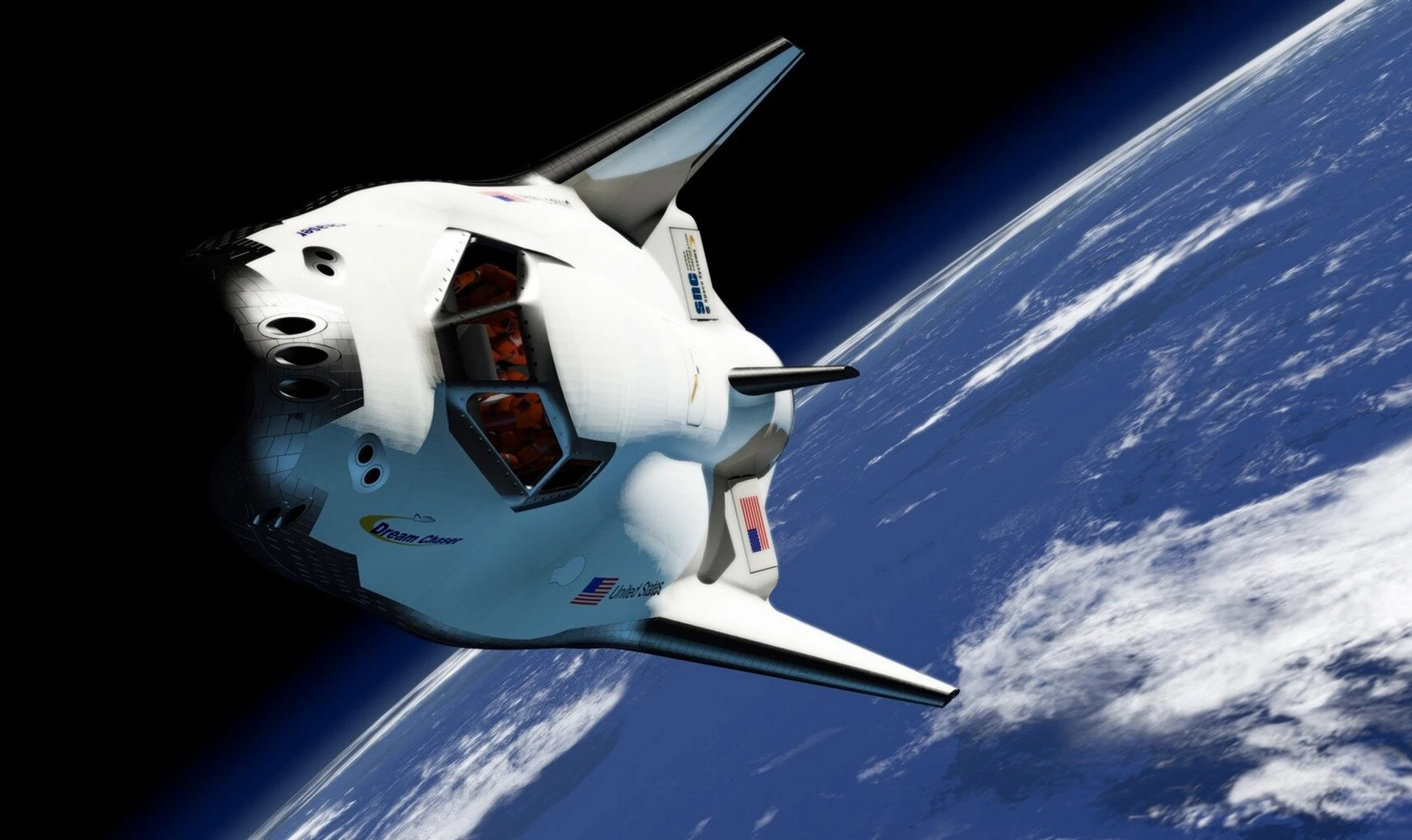 Ruimtehorizonten worden een realiteit: Het bijgewerkte ontwerp van de Dream Chaser Een blik op de toekomst: Nieuwe visuals van het Dream Chaser ruimtevaartuig
