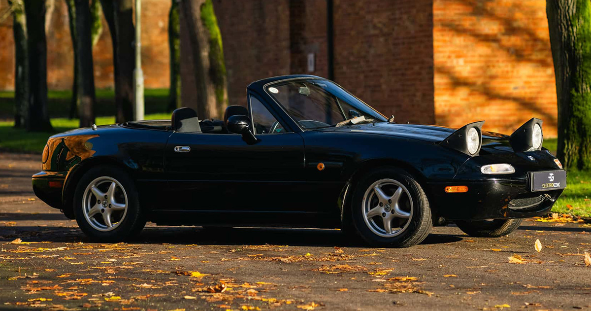 Project Electrogenic: de Mazda MX-5 als elektrische auto heroverwegen Revolutie op wielen: Mazda MX-5 verandert in een elektrische auto met Electrogenic