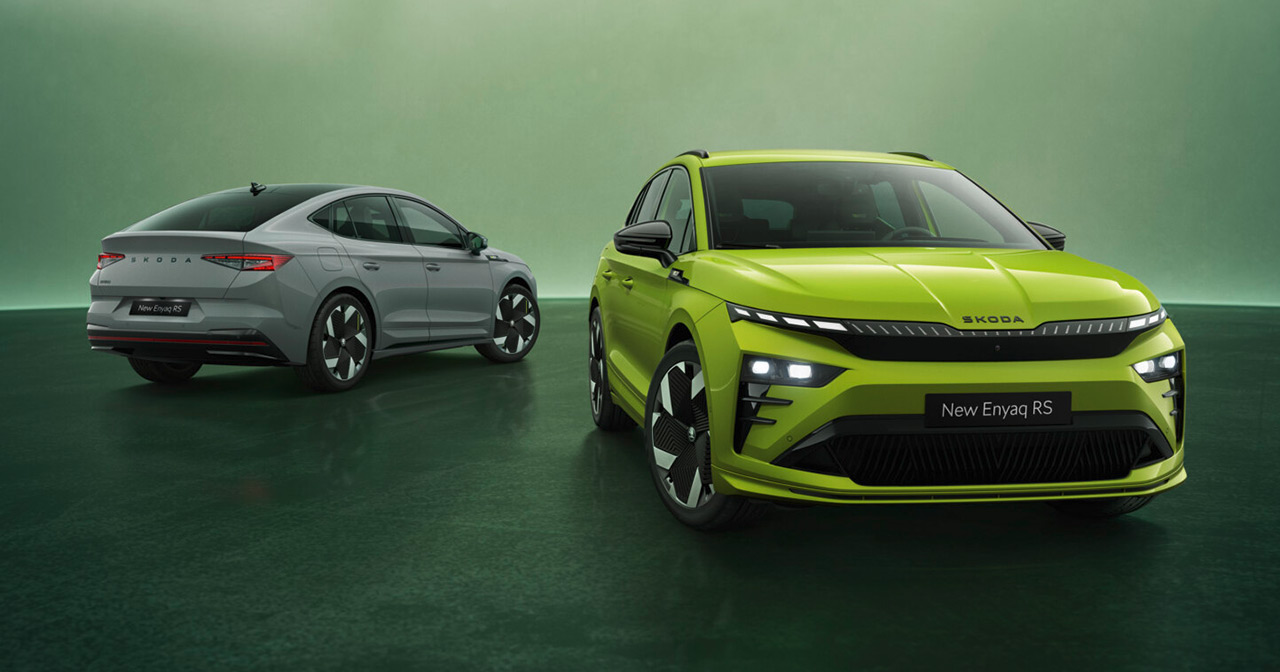 Dubbele Klap: Škoda Presenteert Duurzame Reuzen - Enyaq RS en Coupé RS Elektrische Stilte: irrationeel krachtige Škoda Enyaq RS en Coupé RS