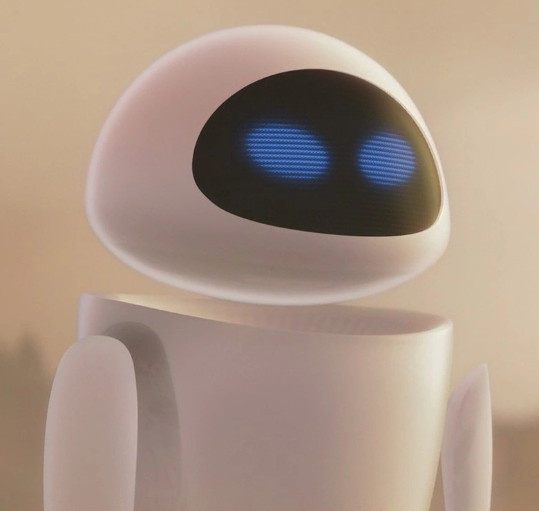 Kunstmatige intelligentie komt van het scherm: EVE-robot uit WALL-E als prototype van de toekomst